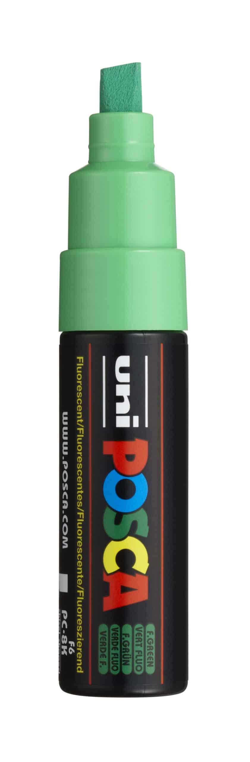 Posca Tusch Fluo Grøn Pc-8k 1stk