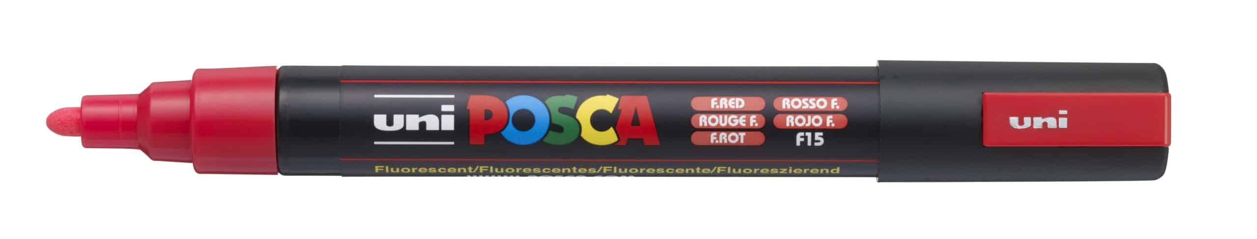 Posca Tusch Fluo Rød Pc-5m 1stk