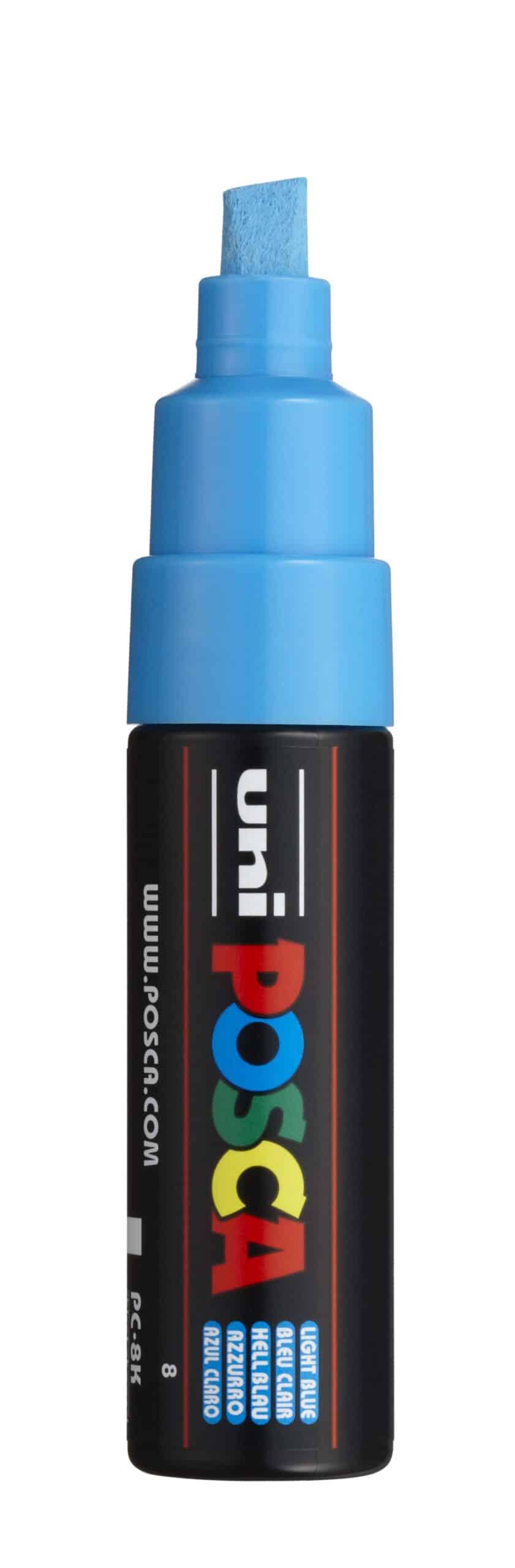 Posca Tusch Lyseblå Pc-8k 1stk