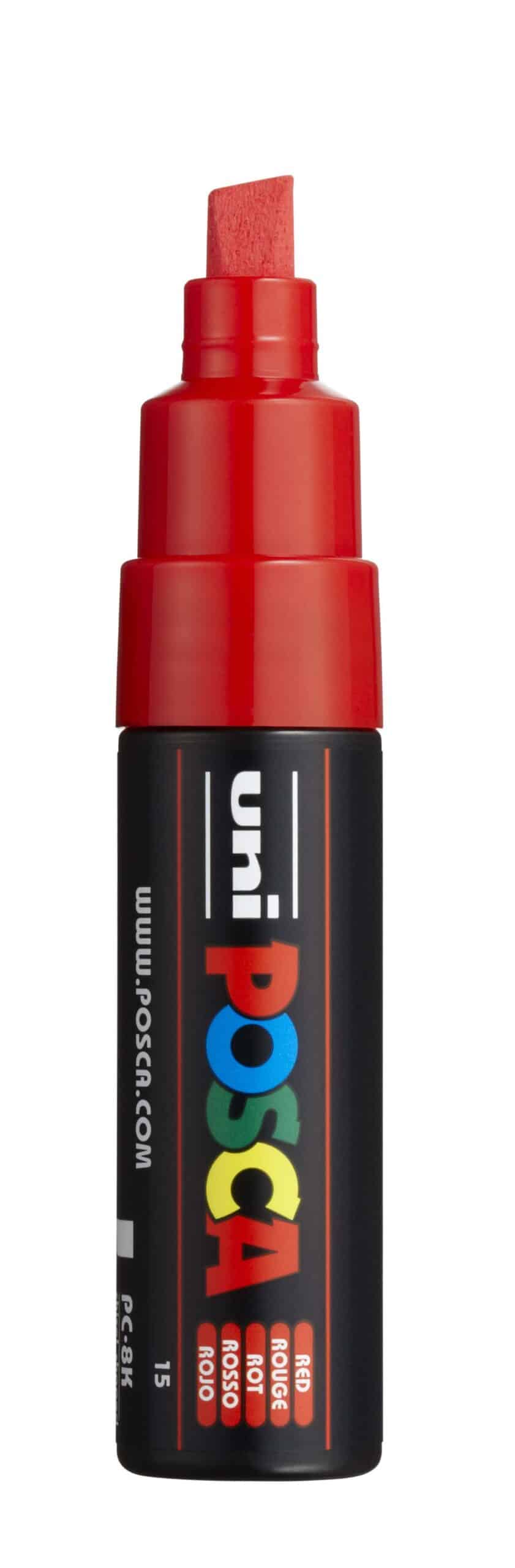 Posca Tusch Rød Pc-8k 1stk