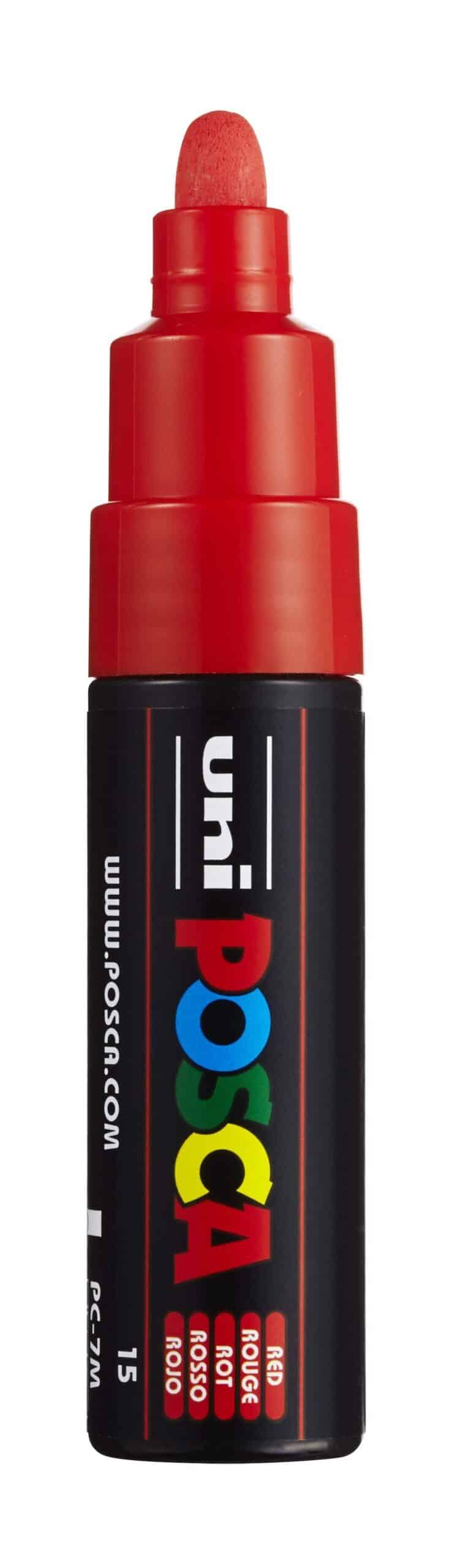Posca Tusch Rød Pc-7m 1stk