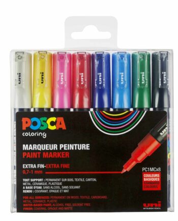Posca Tusser Sæt Standard Farver Pc-1m   Stk