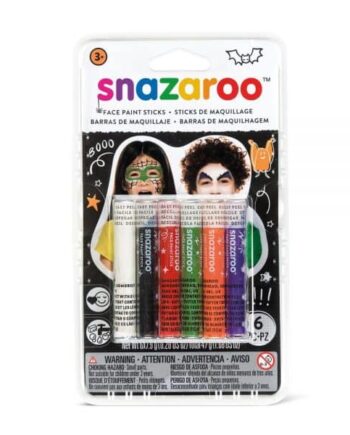 Sminkefarve Stifter 6stk  Halloween Farver