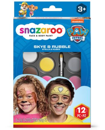 Snazaroo Paw Patrol: Sky   Rubble Sminkefarve Sæt
