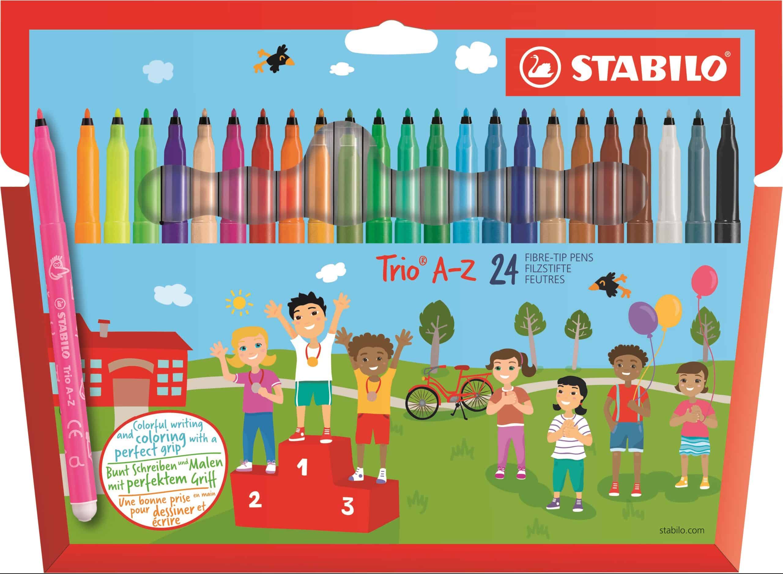 Stabilo Trio Filtpen Tuscher 24 Stk