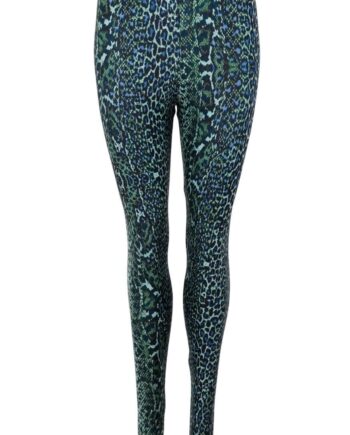 Black Colour Leggings Robyn Green Snake