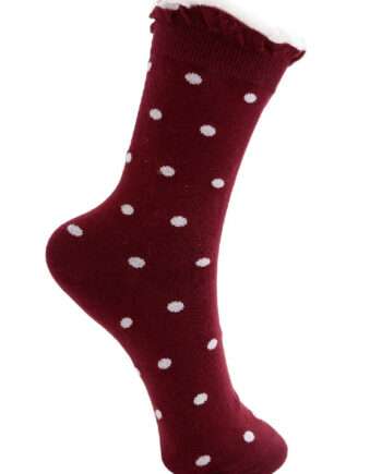 Black Colour Strømper Lumina Wine    Dots