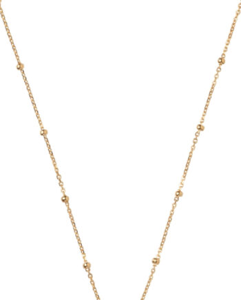 Enamel Copenhagen Halskæde Beaded Chain Gold Colour