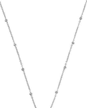 Enamel Copenhagen Halskæde Beaded Chain Silver Colour