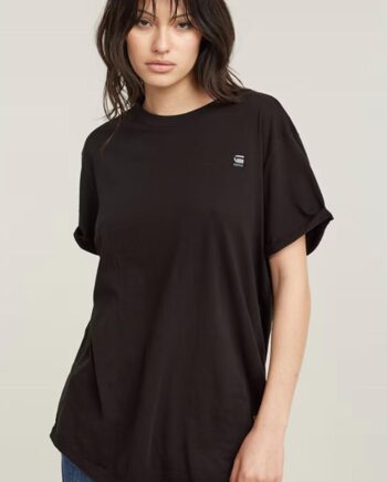 -star  -shirt Lash Fem Loose Dk Black