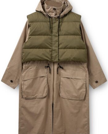 H2o Fagerholt Jakke Sherlock Sand Dark Green Moss