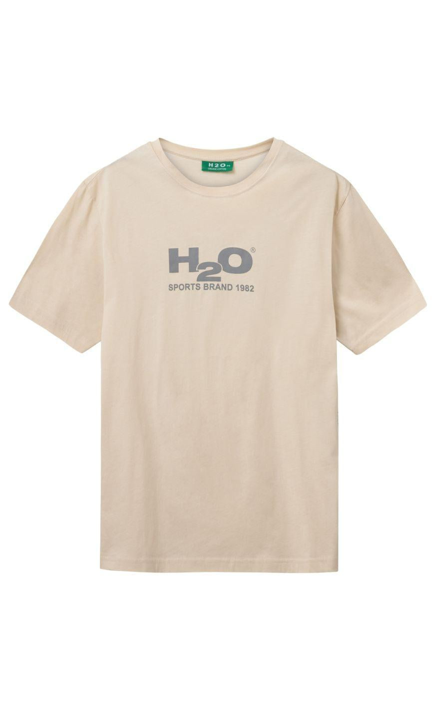 H2o  -shirt Logo Chalk Grey
