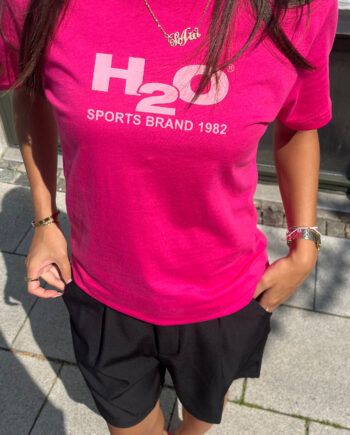 H2o  -shirt Logo Wild Pink