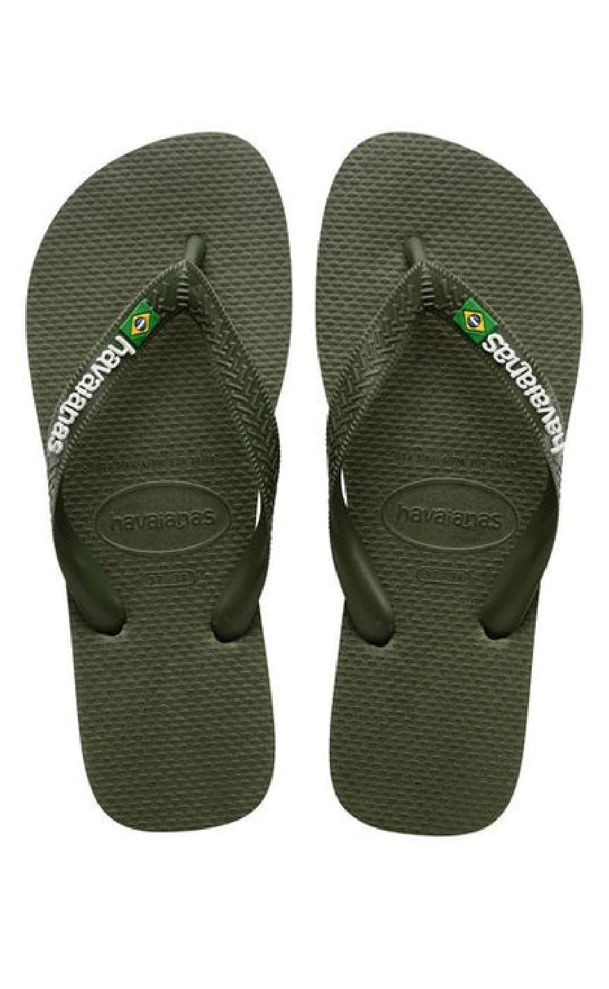 Havaianas Klipklapper   Sandal Brasil Logo Green