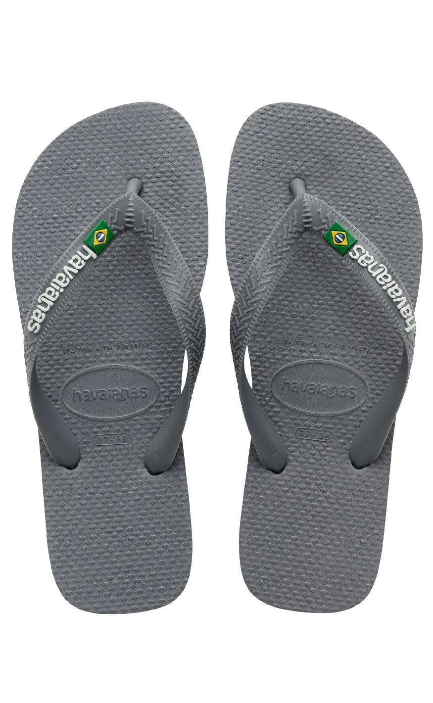 Havaianas Klipklapper   Sandal Brasil Logo Steel Grey