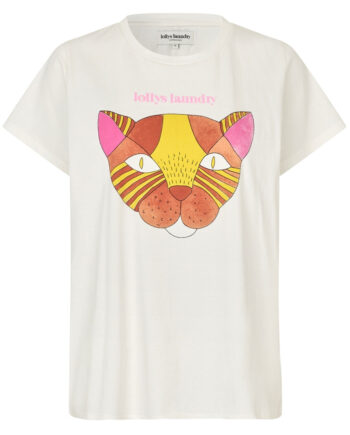 Lollys Laundry  -shirt Roma Cat White