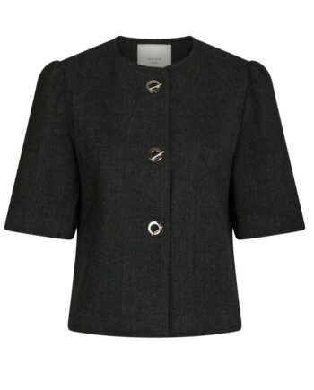Neo Noir Blazer Xanthe Herringbone Dark Grey