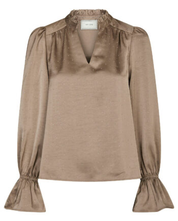 Neo Noir Bluse Amara Dark Taupe