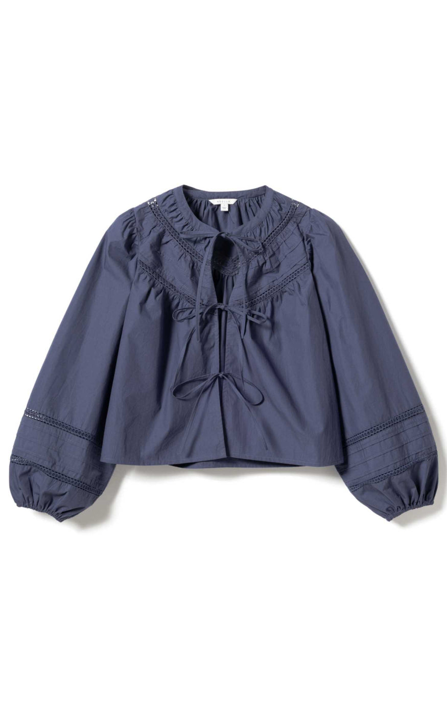 Noella Bluse Maceline Dusty Blue