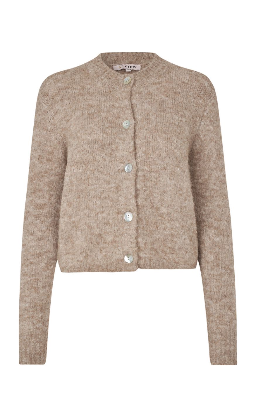 -view Cardigan Audrey Light Brown
