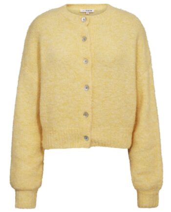 -view Cardigan Soft Pale Yellow