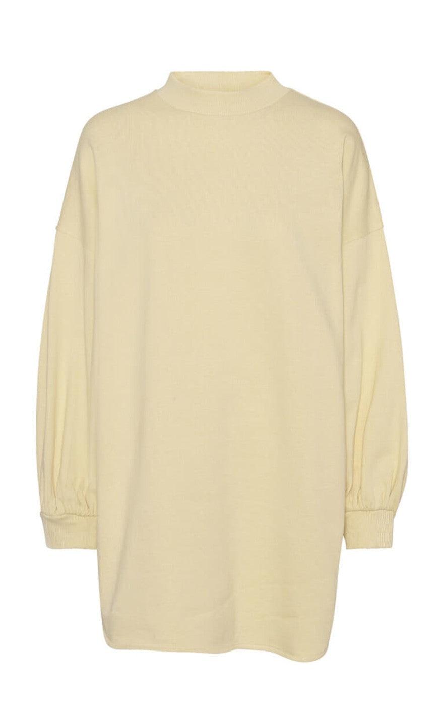 -view Sweater Olga Long Pale Yellow
