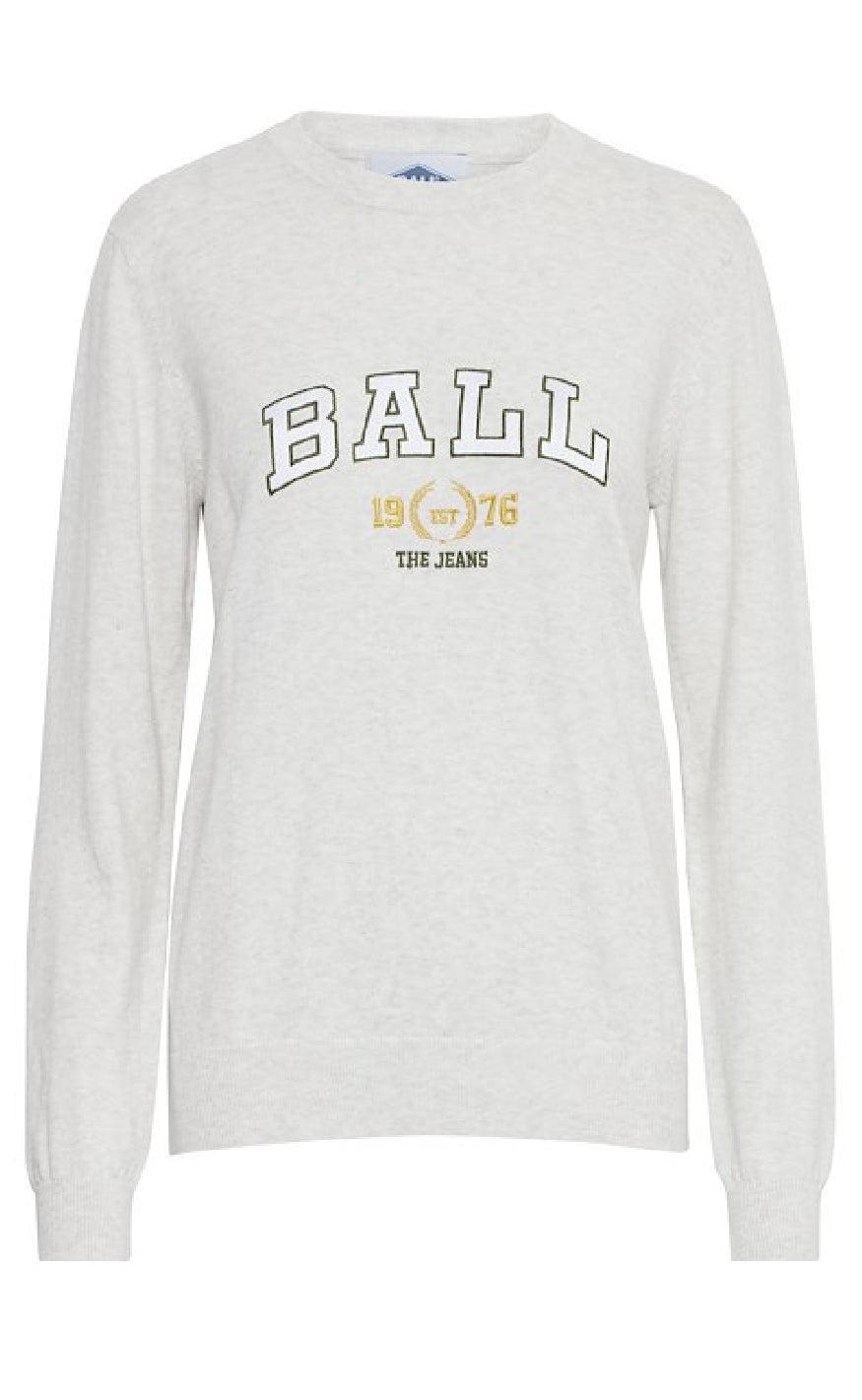 Ball Original Striktrøje    Carter White Melange