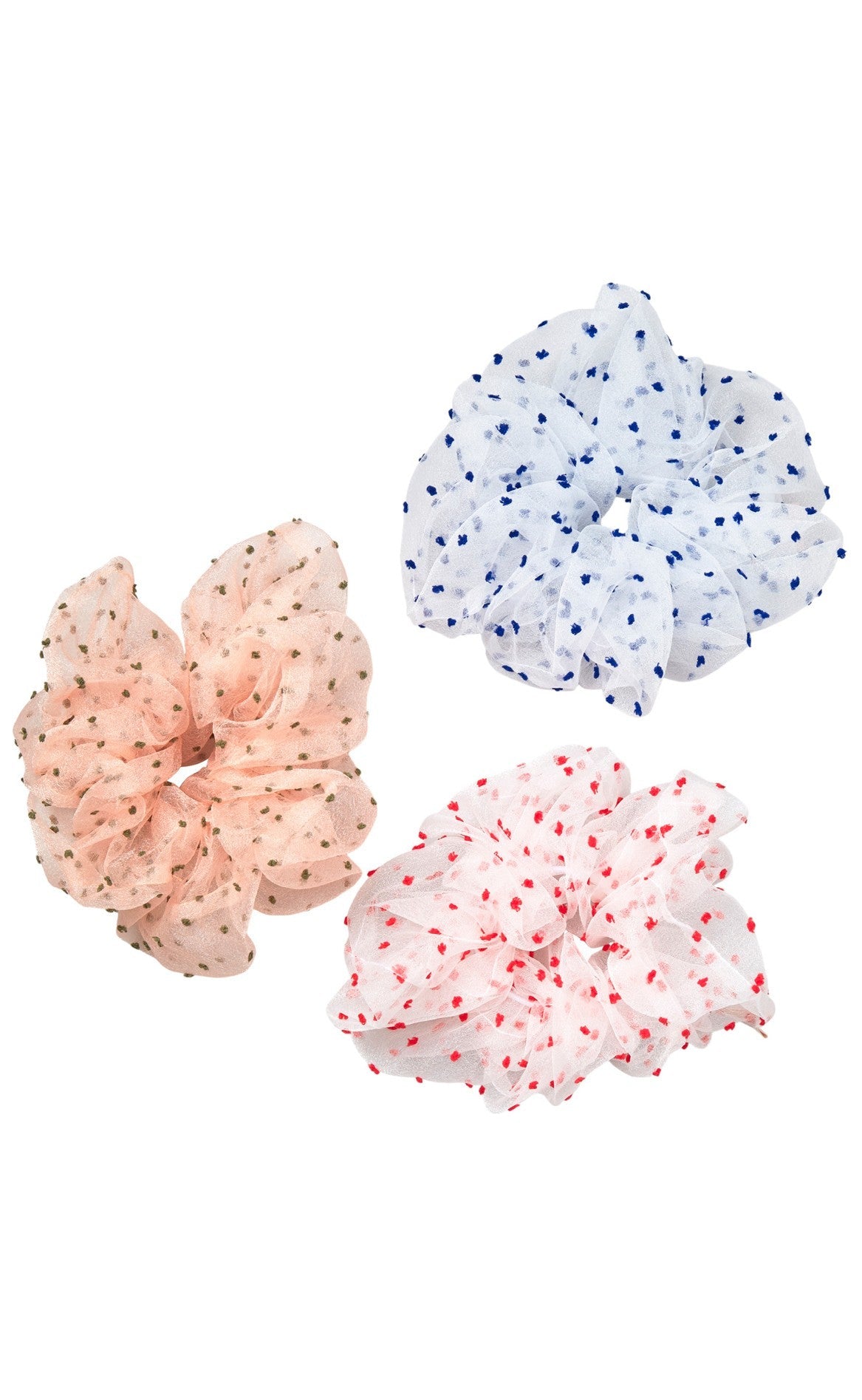 Beck Söndergaard Scrunchie   Pack Lyna Multi Organza