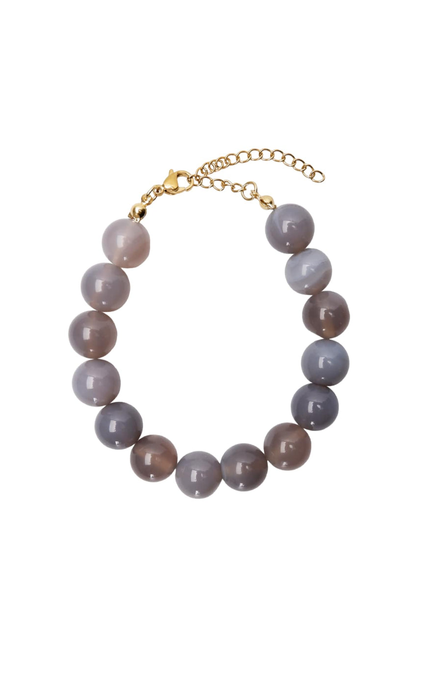 Black Colour Armbånd Ezra Grey