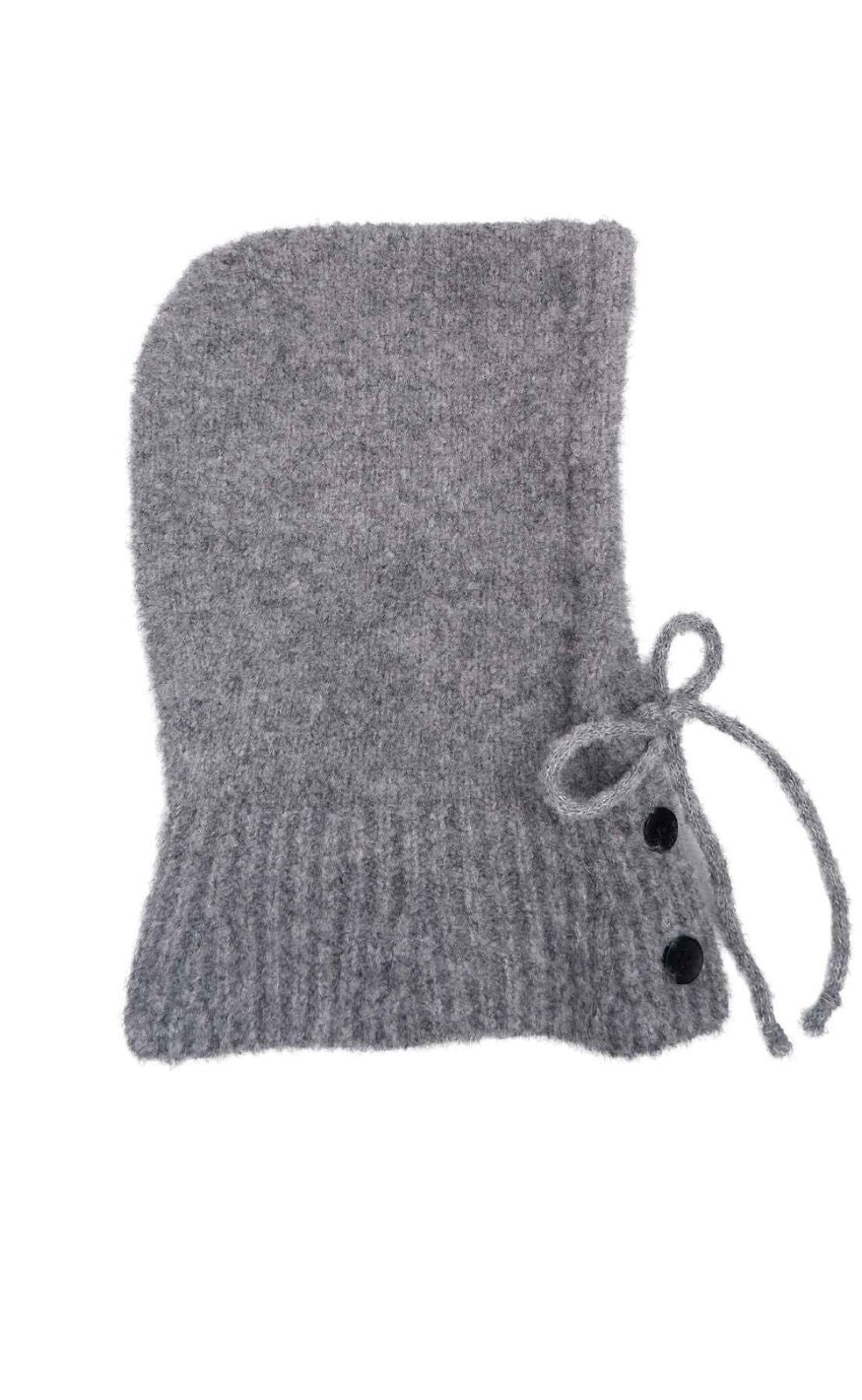 Black Colour Balaclava Willow Dk  Grey