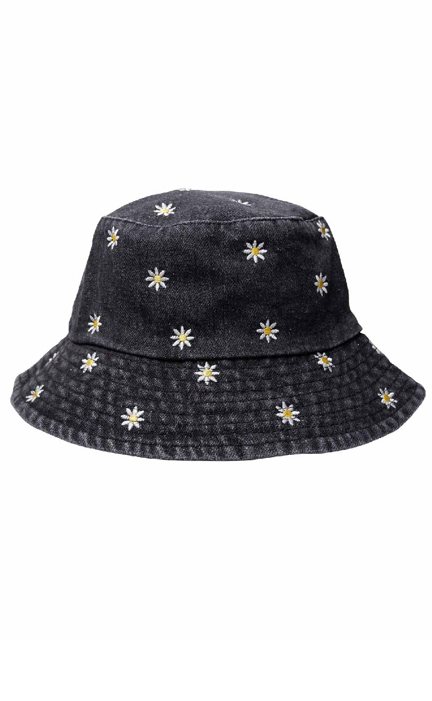 Black Colour Bøllehat Daisy Black