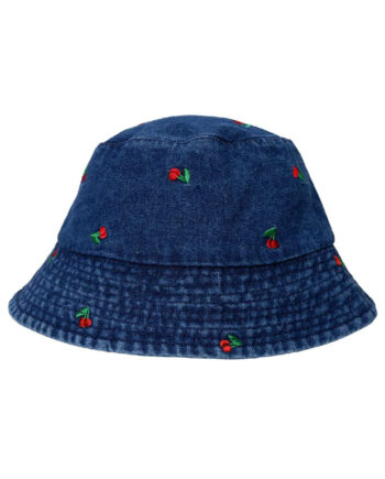 Black Colour Bøllehat Maluca Dk  Blue Denim Cherry