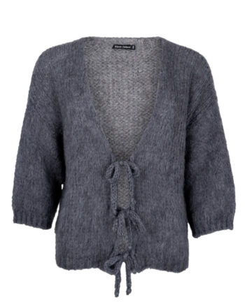 Black Colour Cardigan Casey Grey