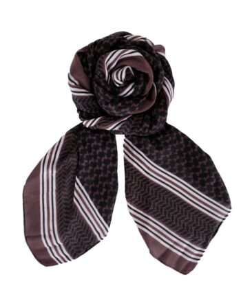Black Colour Halstørklæde Mia Chocolate