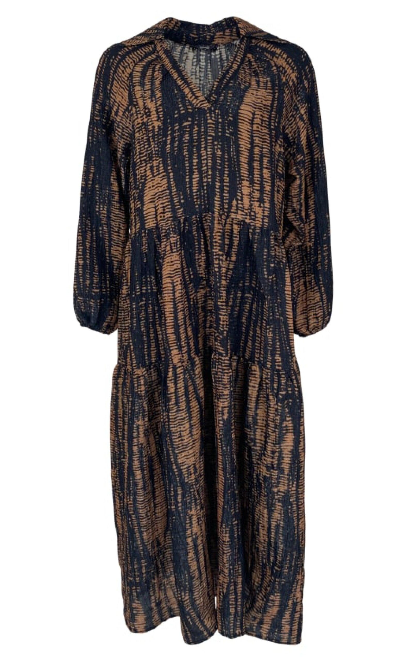 Black Colour Kjole Riza Camel