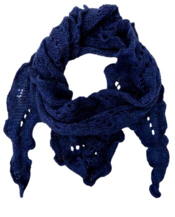Black Colour Scarf Siri Mini Navy