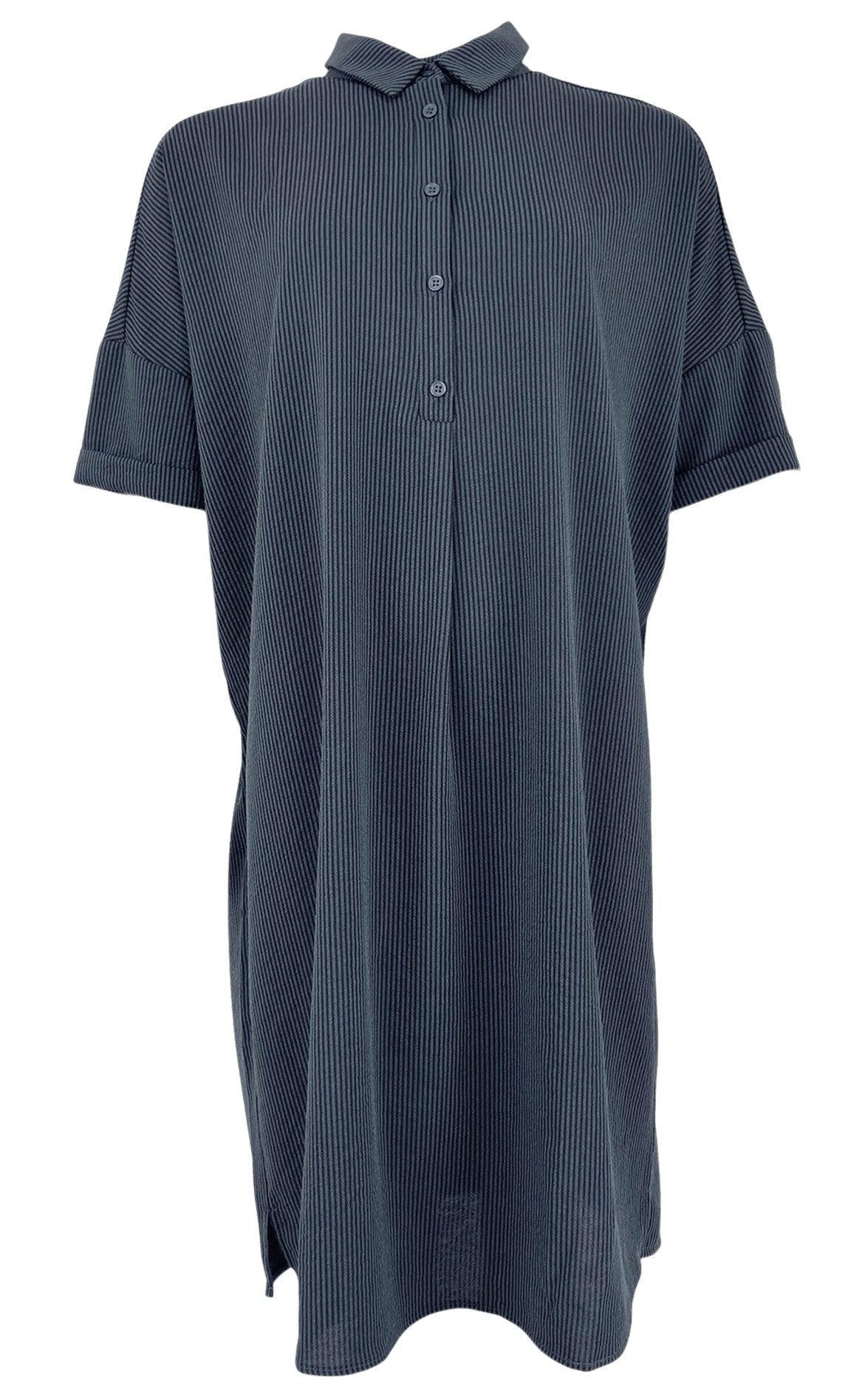 Black Colour Skjortekjole Lesley Dark Grey