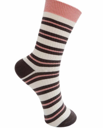 Black Colour Strømper Brenda Soft Pink Brown