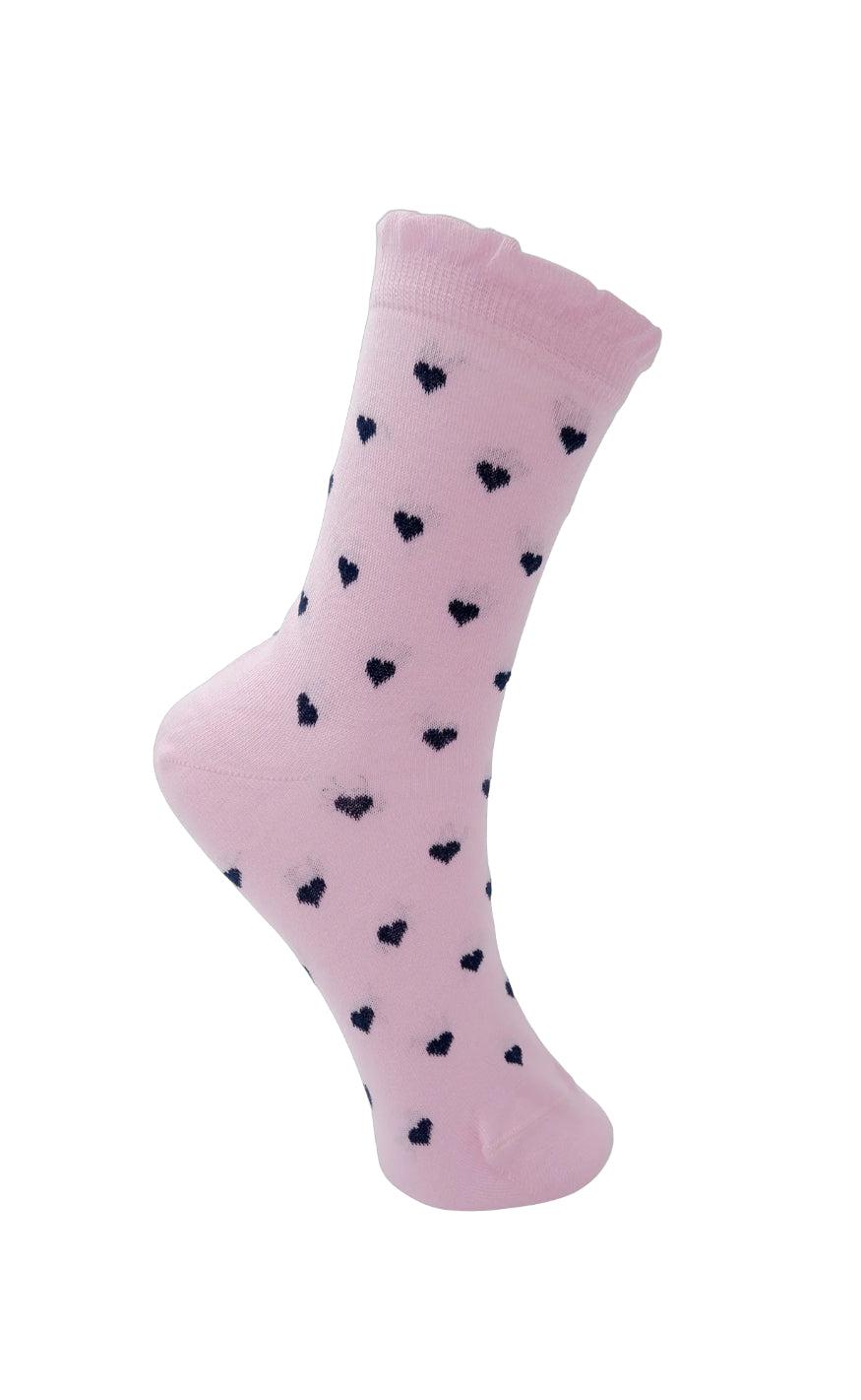 Black Colour Strømper Hearts Flamingo