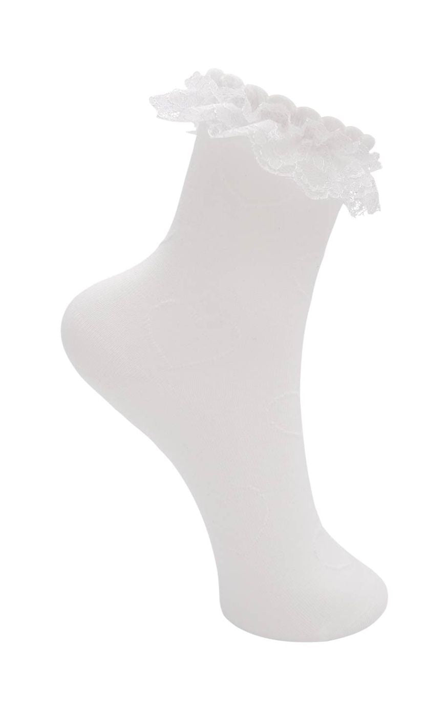 Black Colour Strømper Lia White