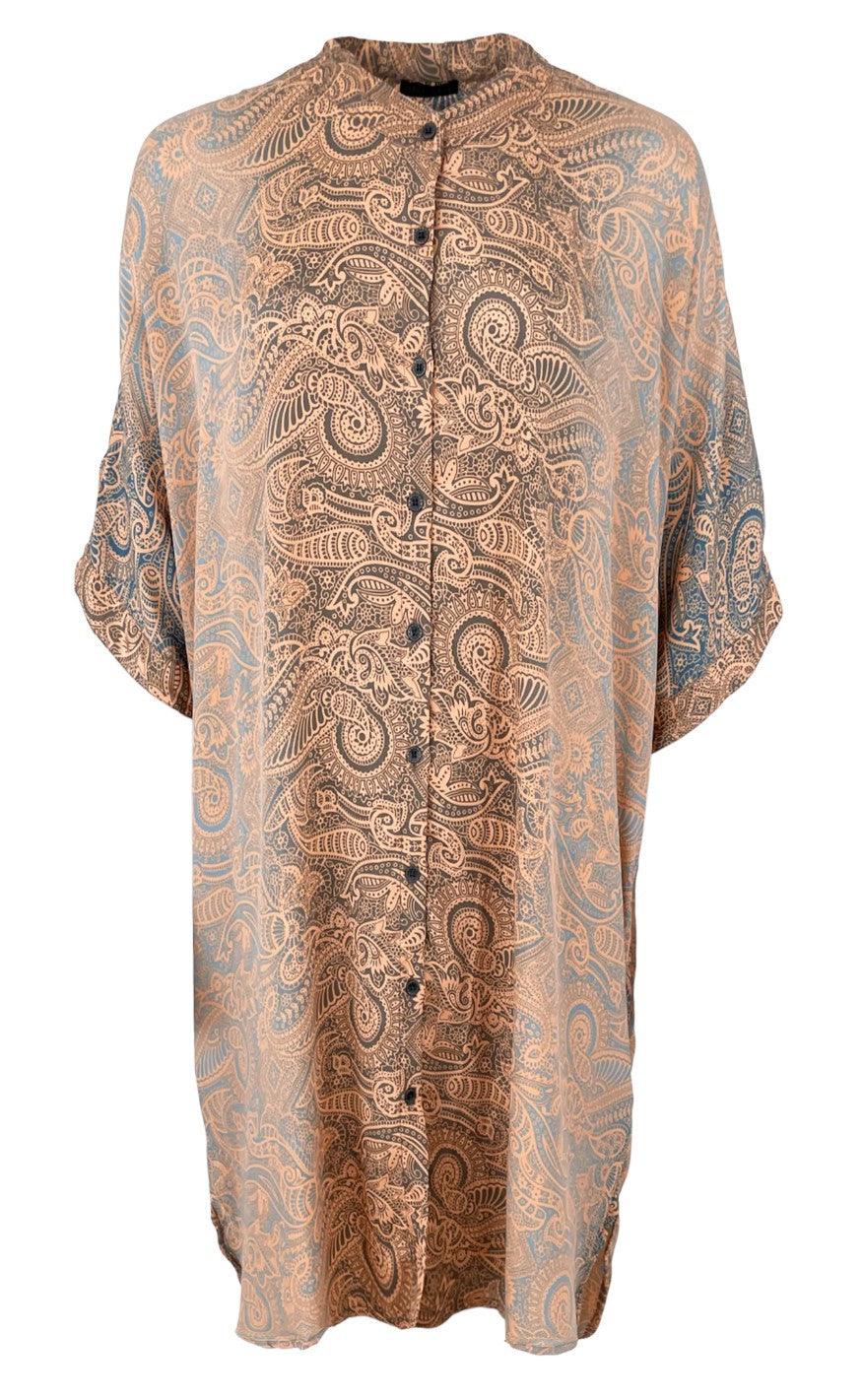 Black Colour Tunika Luna Tunic Sea Ivory