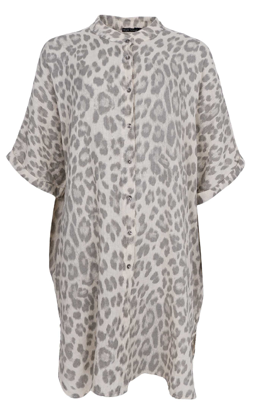 Black Colour Tunika Melina Natural Leo