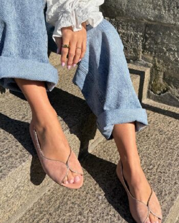 Copenhagen Shoes Ballerina Like   Melody Papaya Gold