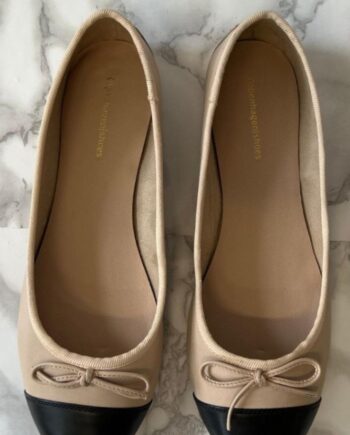 Copenhagen Shoes Ballerina Lovely  Black Beige