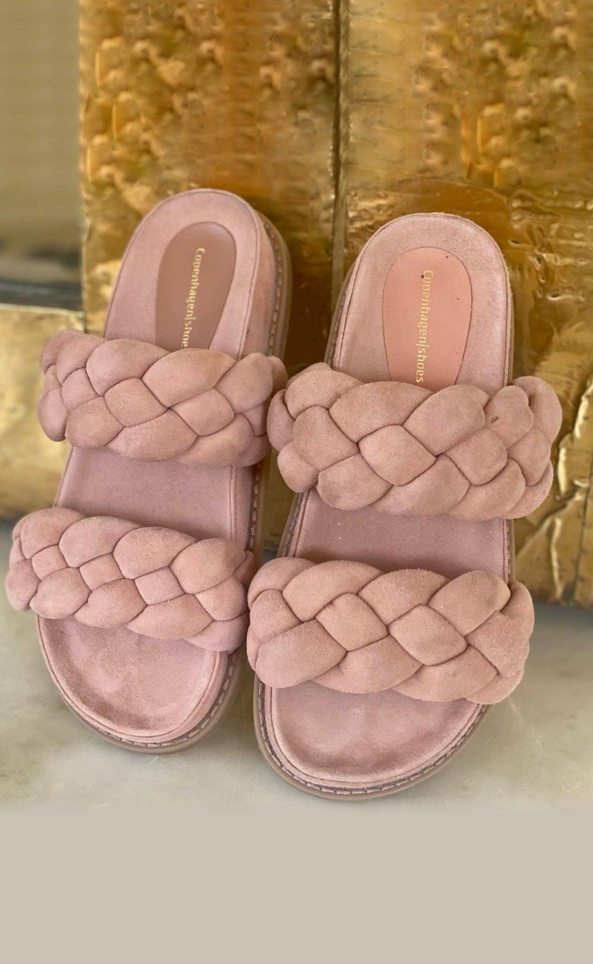 Copenhagen Shoes Sandal Fashionista Suede Rosa   Papaya