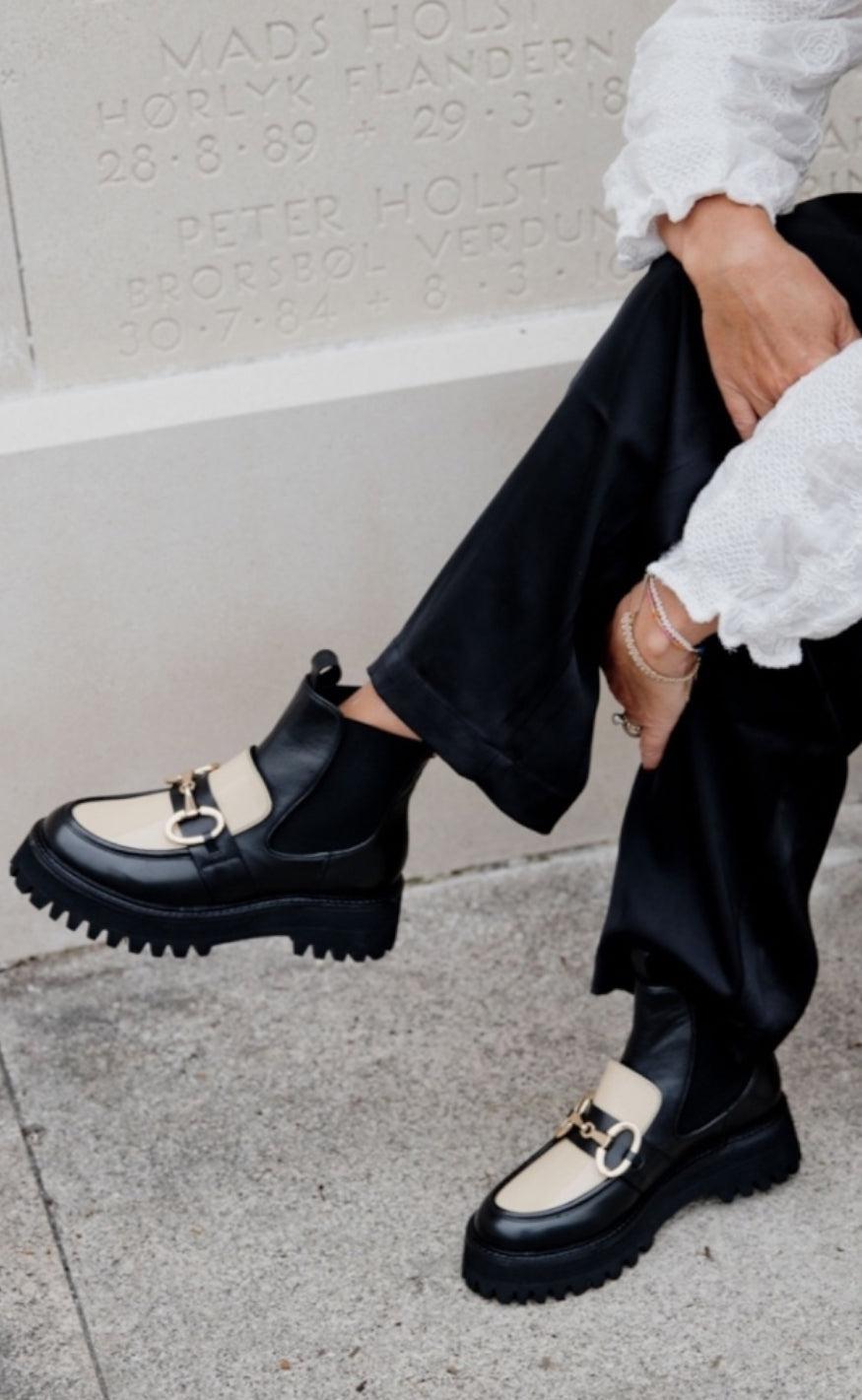 Copenhagen Shoes Støvler All   Want Multi Black Beige