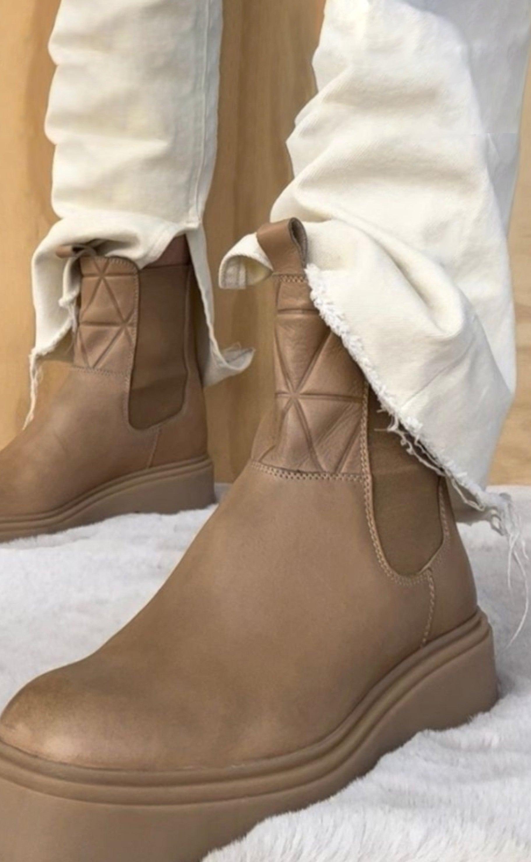 Copenhagen Shoes Støvler Chelsea Camel