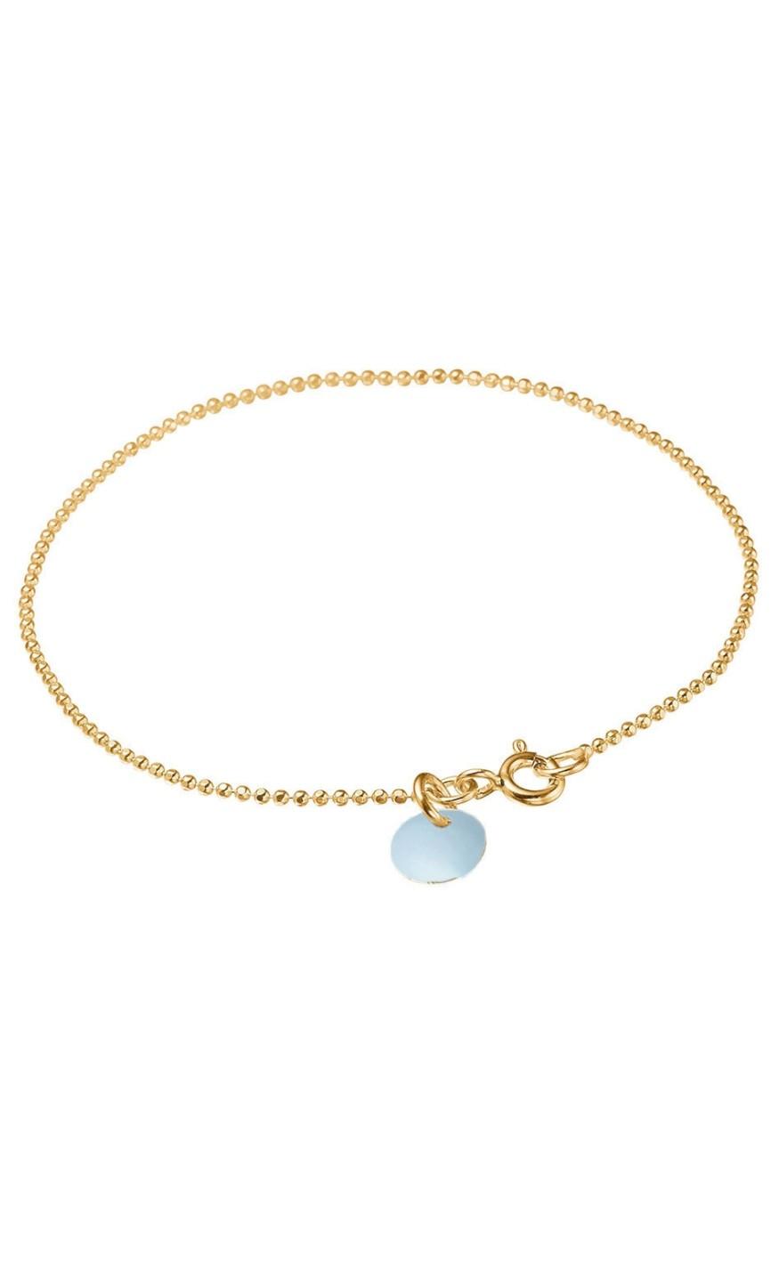 Enamel Copenhagen Armbånd Ball Chain  Icy Blue