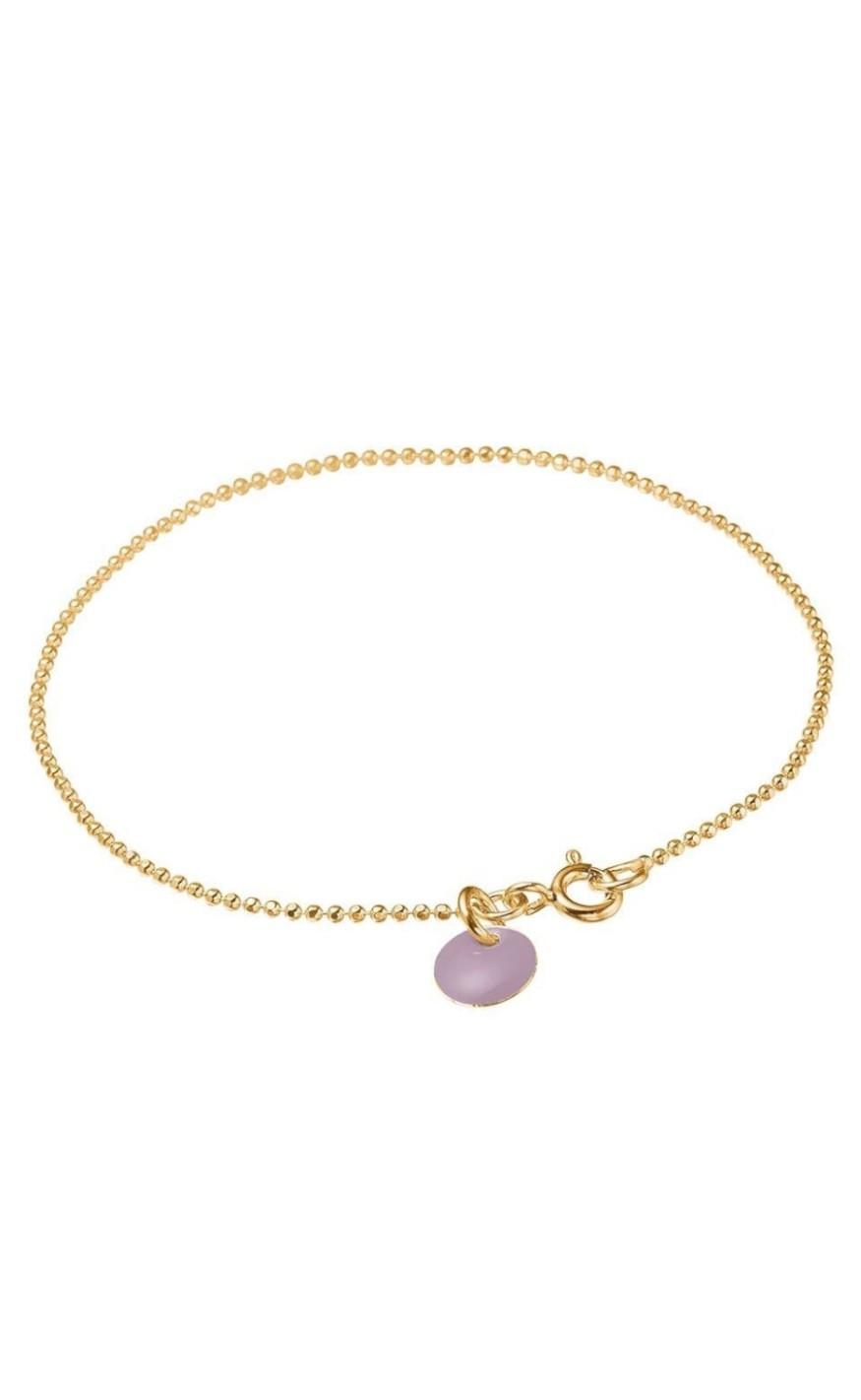 Enamel Copenhagen Armbånd Ball Chain Lavender