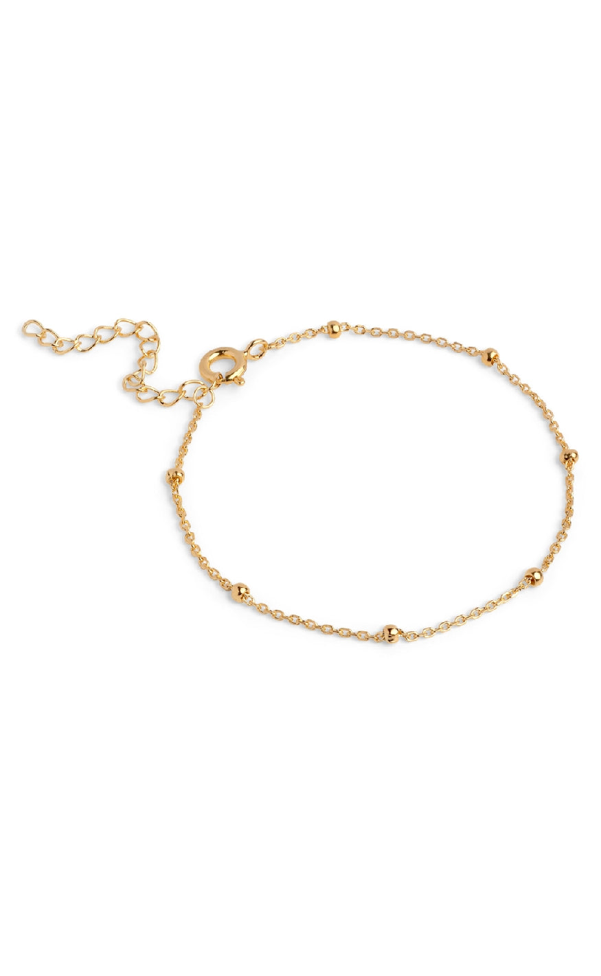 Enamel Copenhagen Armbånd Beaded Chain Gold Colour